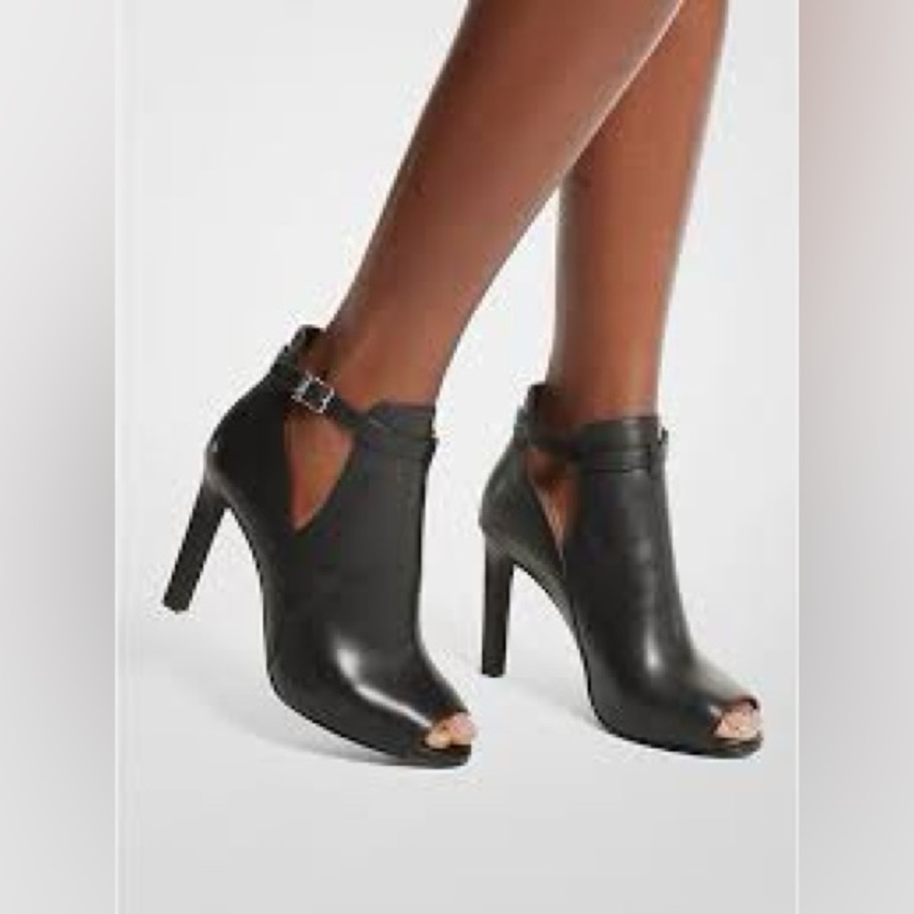 Lawson Leather Open Toe Ankle Boot